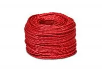 Канат полистиловый ПсТ тросовой свивки 3-прядн.d.   6,0 мм, 220 м. красный