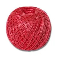 Шпагат полипропиленовый ПП 1200 текс в боб. по 110 м красный