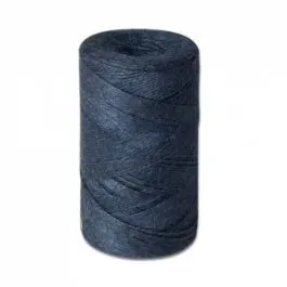 Пряжа джутовая 16,0 lbs/2ply в боб. по 0,5 кг синяя