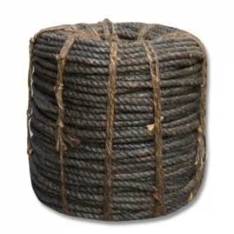 Канат пеньковый ПТпр пропитанный (смоляной) тросовой свивки d. 22 мм