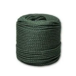 Канат джутовый ДТ тросовой свивки d. 12 мм зеленый