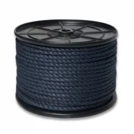 Канат джутовый ДТ тросовой свивки d. 14 мм синий на кат. 300 мм