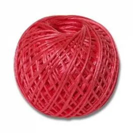Шпагат полипропиленовый ПП 1600 текс в боб. по 0,2 кг красный