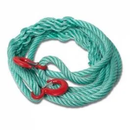 Трос полист. ПсТ буксир. автомобильный с крюком длиной 5 м раб. нагр. 2,0 тн