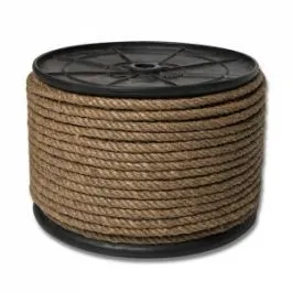 Веревка пеньковая П кр.3-прядн.d. 9 мм на кат. 200 мм