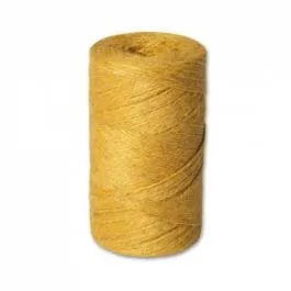 Пряжа джутовая 16,0 lbs/2ply в боб. по 0,5 кг желтая